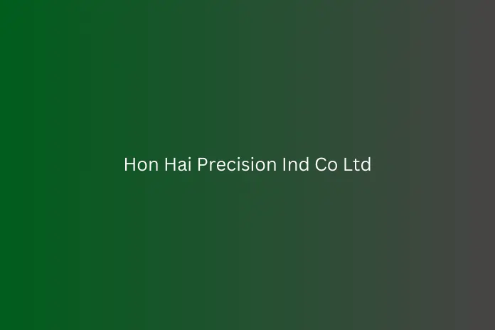 Hon Hai Precision Ind Co Ltd
