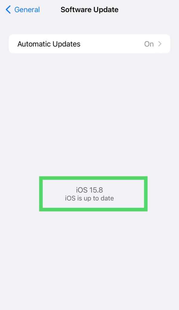 iphone iOS updated