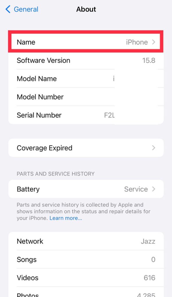 How to Fix iPhone Renaming Itself Issue 3